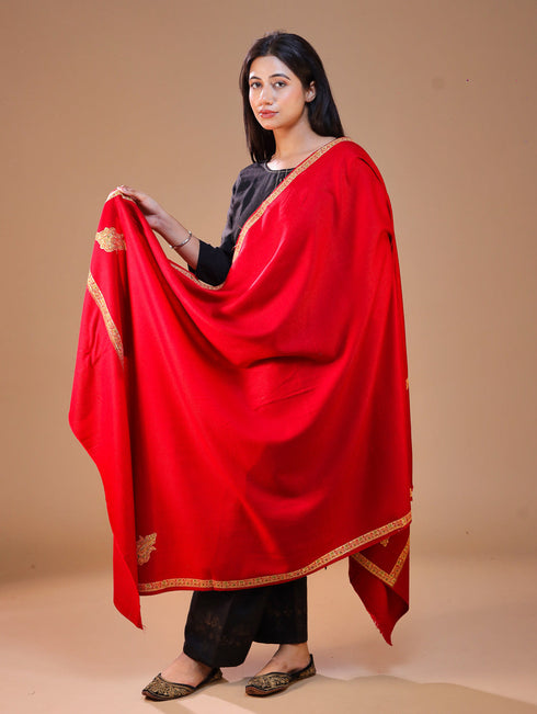 Women's Hand Embroidery Wool Shawl